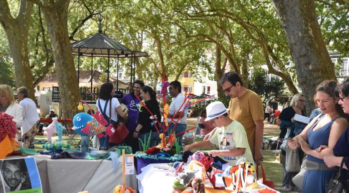 Linhas e lãs tornaram o Parque mais colorido