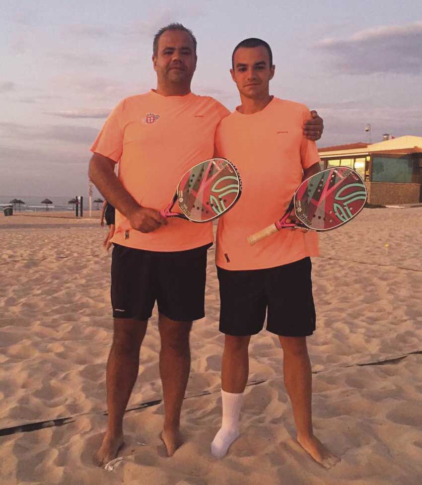 Duarte Sousa e Nuno Sousa Campeões Regionais de Ténis de Praia