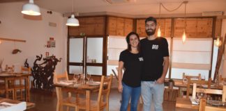 Comida da Geórgia num restaurante das Caldas