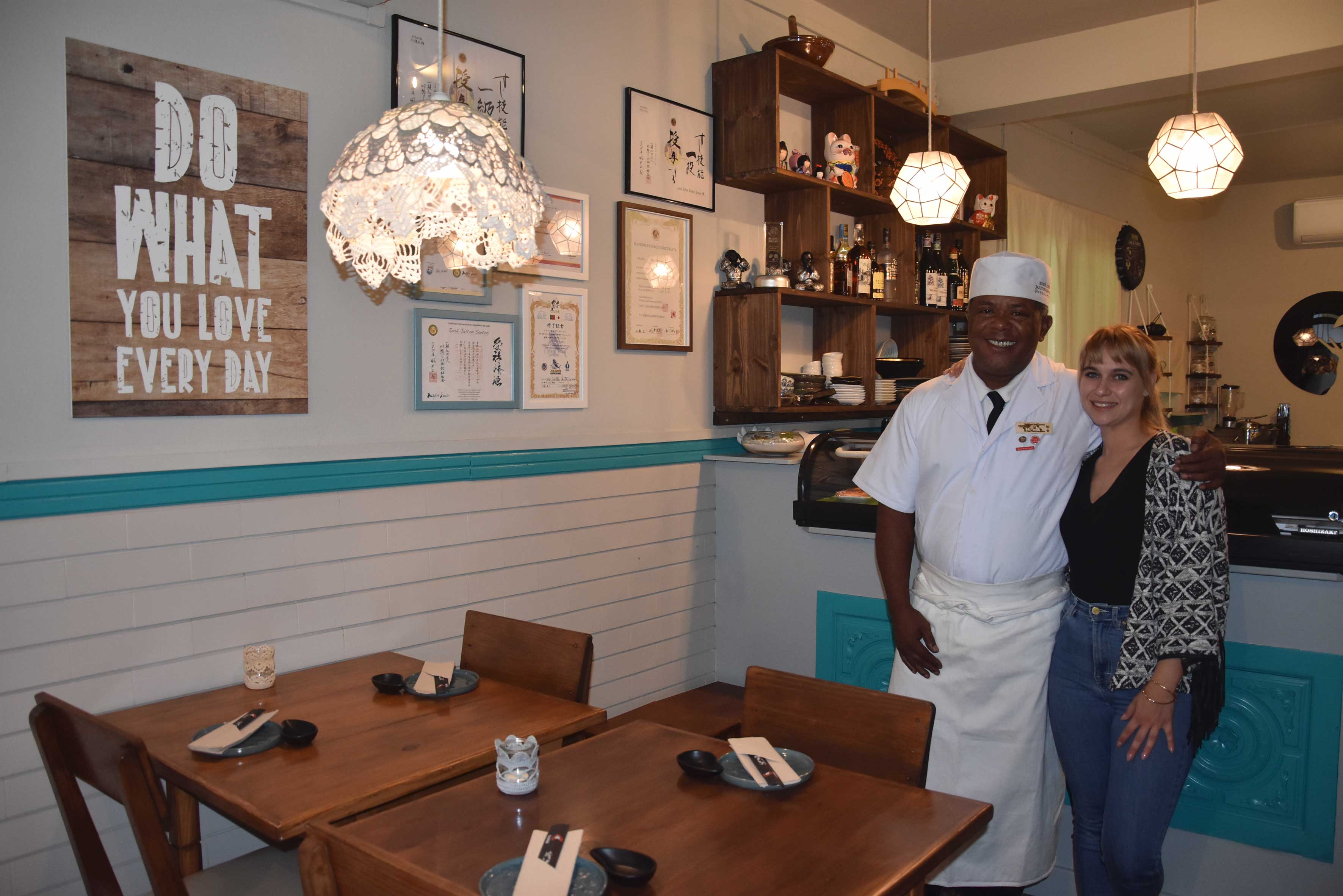 Há um novo restaurante japonês nas Caldas