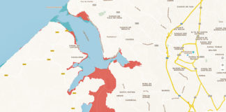 Estudo prevê que parte do litoral Oeste fique submerso