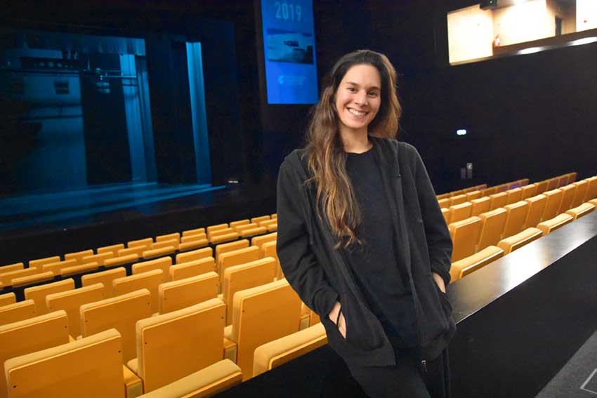 Coreógrafa caldense apresentou espectáculo no CCC