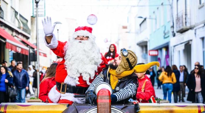 O Pai Natal chegou às Caldas com entusiasmo