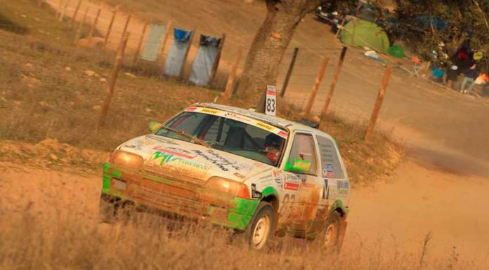 Citroen AX da equipa Caldense nas 24H TT de Fronteira