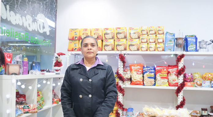 Du Brasil, uma loja de produtos brasileiros no centro comercial D. Carlos