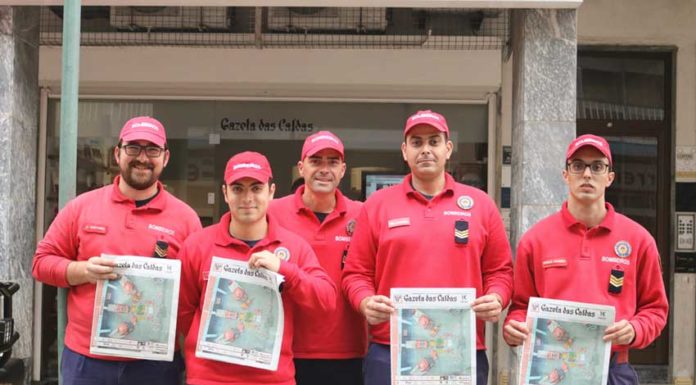 Gazeta apoiou peditório dos Bombeiros das Caldas da Rainha com 750 jornais