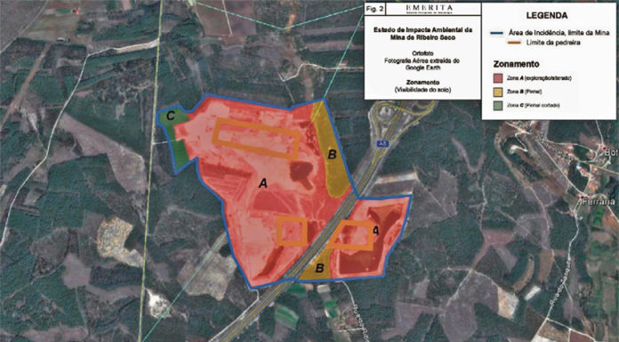 Exploração mineira pode pôr em causa a A8 e o lençol freático Caldas-Nazaré