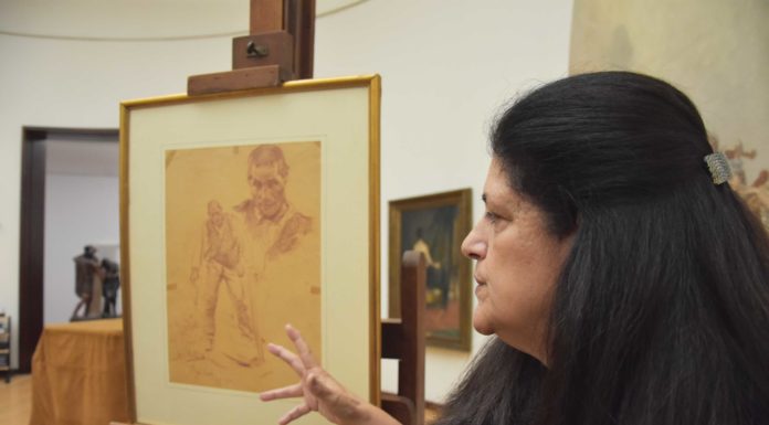 Liga dos Amigos oferece desenho de Malhoa ao Museu