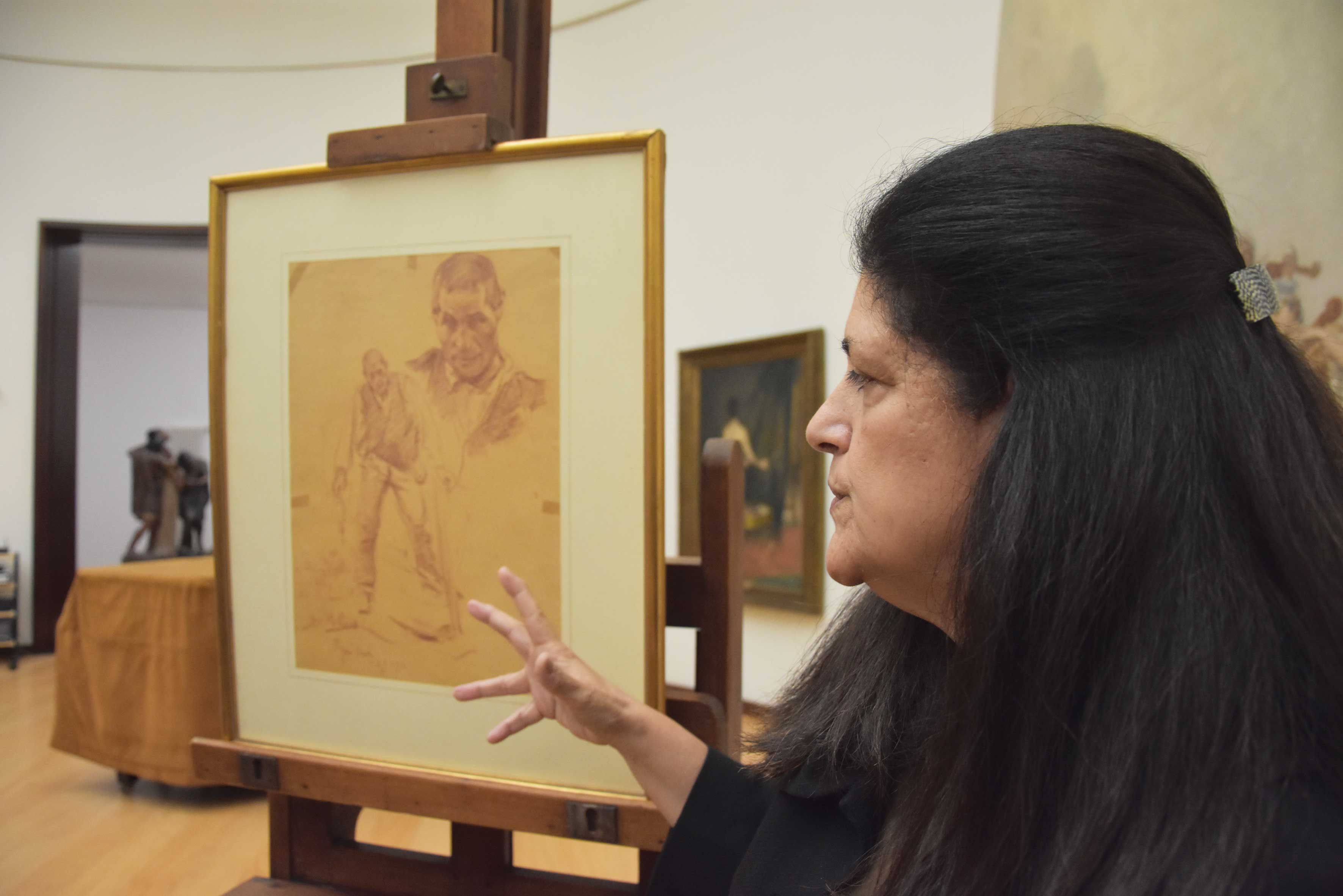 Liga dos Amigos oferece desenho de Malhoa ao Museu