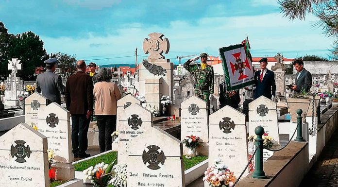Combatentes prestaram homenagem aos mortos