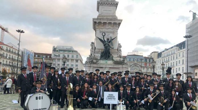 Banda Comércio e Indústria participou no desfile do 1º de Dezembro
