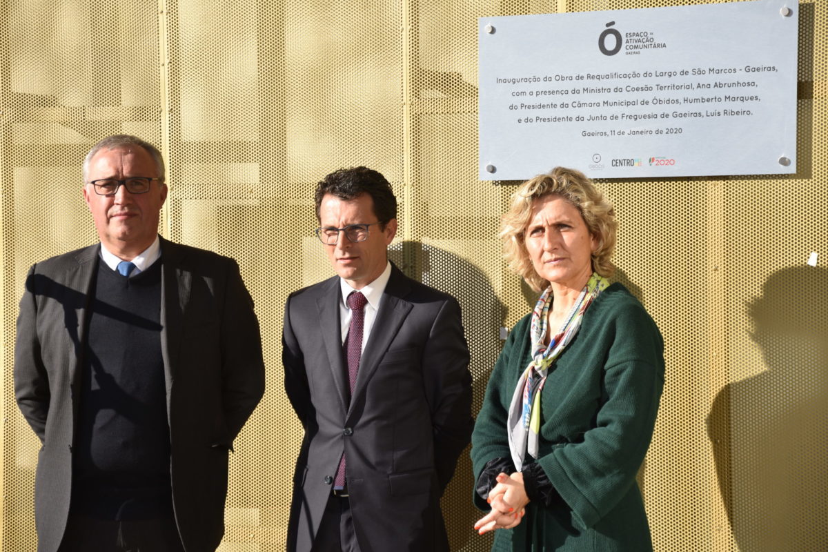 Ministra da Coesão Territorial inaugurou Largo de S. Marcos
