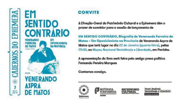 Biografia de Ferreira de Matos no Museu de Peniche