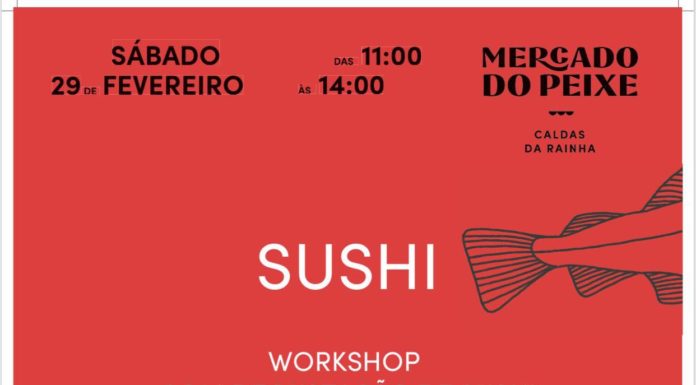 Workshop com degustação de sushi no Mercado do Peixe