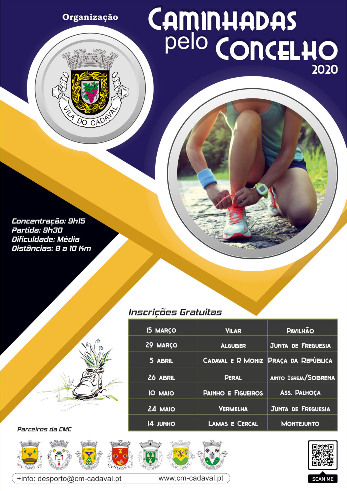 Caminhadas pelo Cadaval com datas definidas