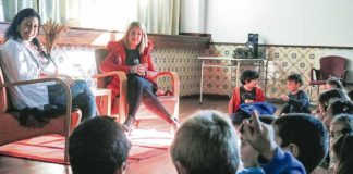 Rebeca falou sobre cancro com crianças e idosos na Paradense