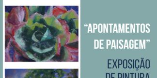 Pintura na galeria do Espaço de Turismo das Caldas