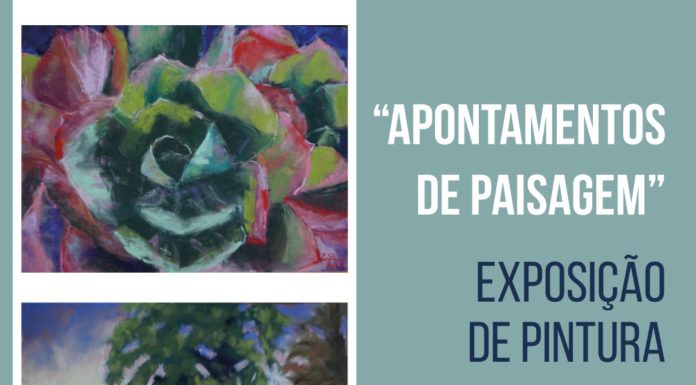 Pintura na galeria do Espaço de Turismo das Caldas