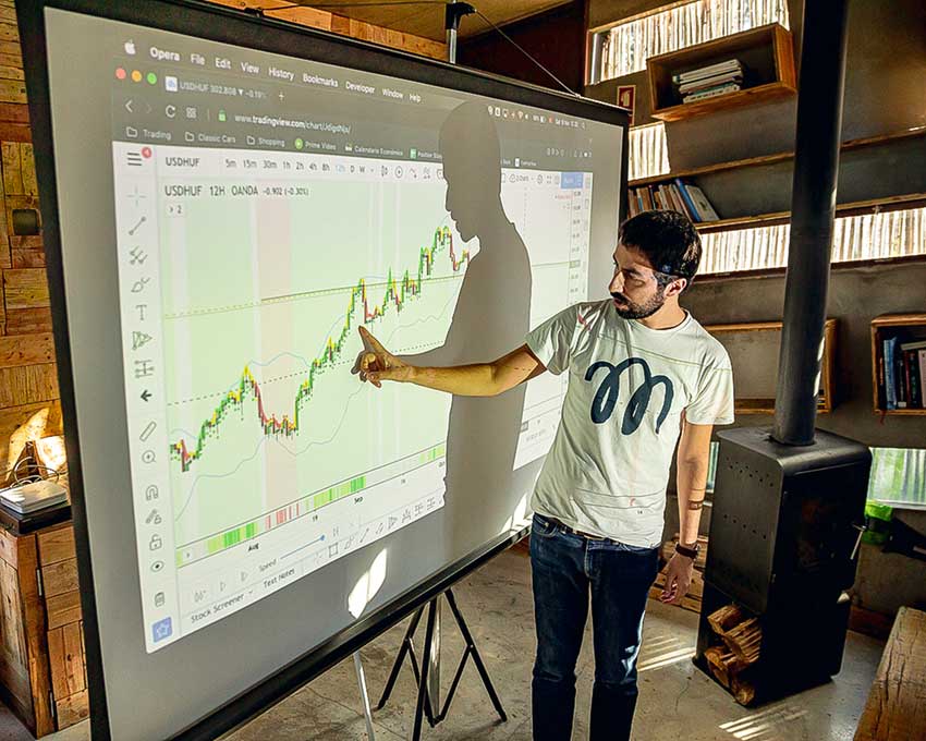 Caldense apostou no trading e agora ensina como se faz