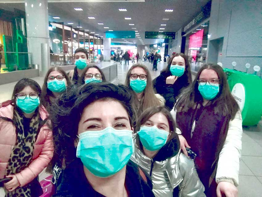 Professoras da ETEO foram buscar alunos ao estrangeiro