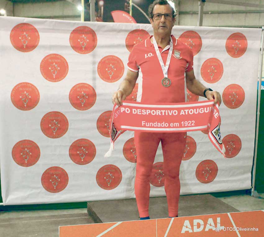 José Oliveira com bronze  no Nacional em Pombal