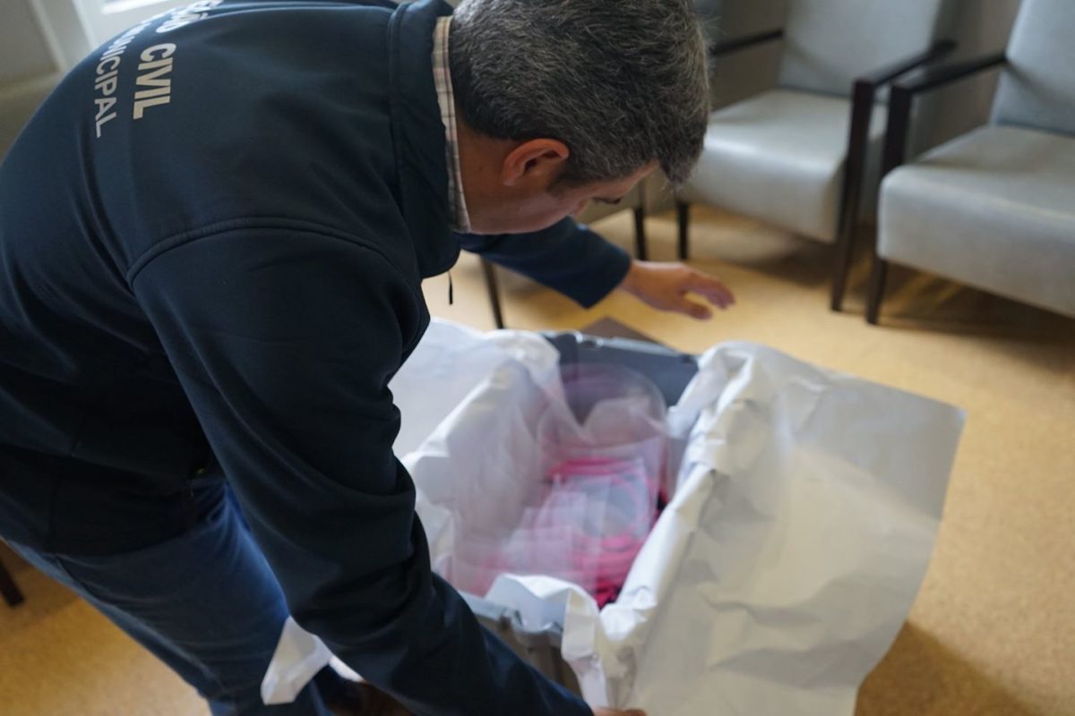 Alcobaça: Câmara entregou viseiras ao hospital