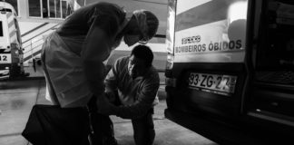 Bombeiros de Óbidos fizeram o primeiro transporte de doente covid-19