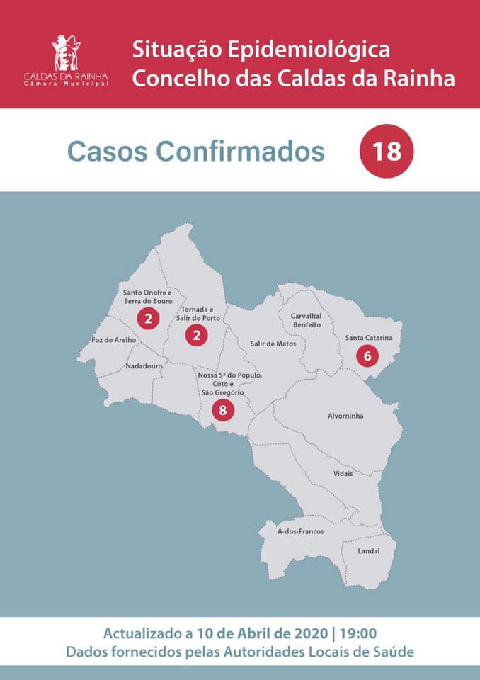Caldas regista mais dois casos de infecção