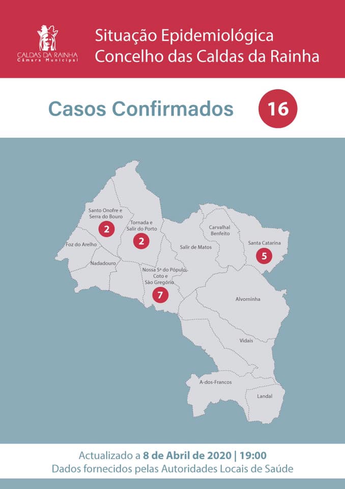 Caldas sobe para 16 casos confirmados de infecção