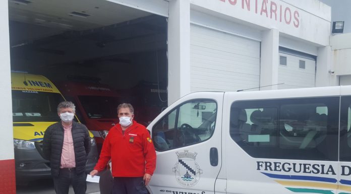 Freguesia da Nazaré atribui 2500 euros aos bombeiros
