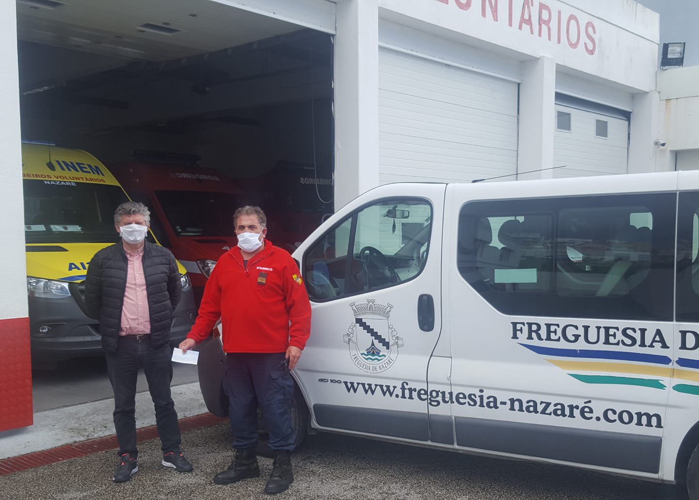 Freguesia da Nazaré atribui 2500 euros aos bombeiros