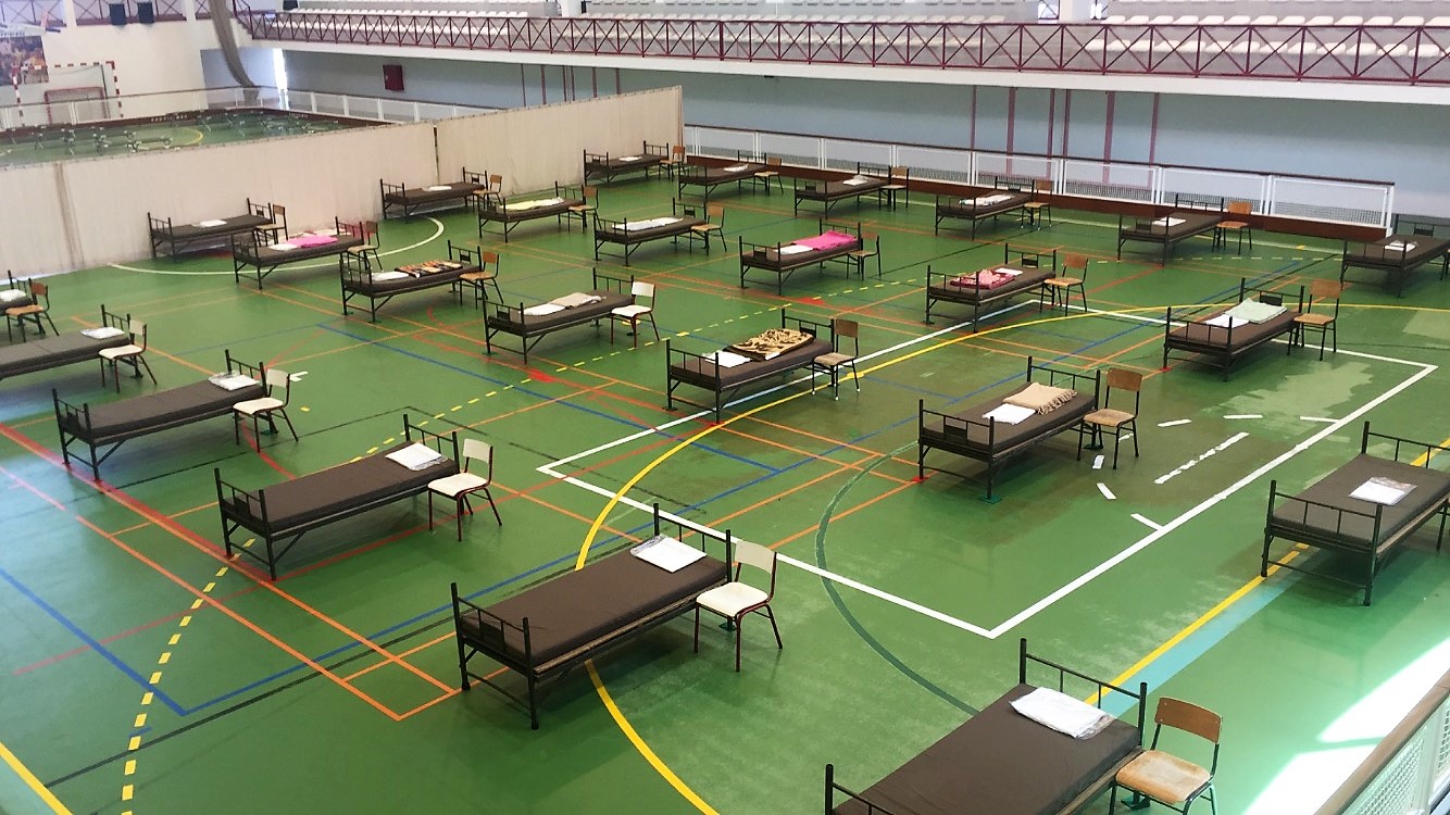 Pavilhão do Bombarral preparado para infraestrutura de apoio