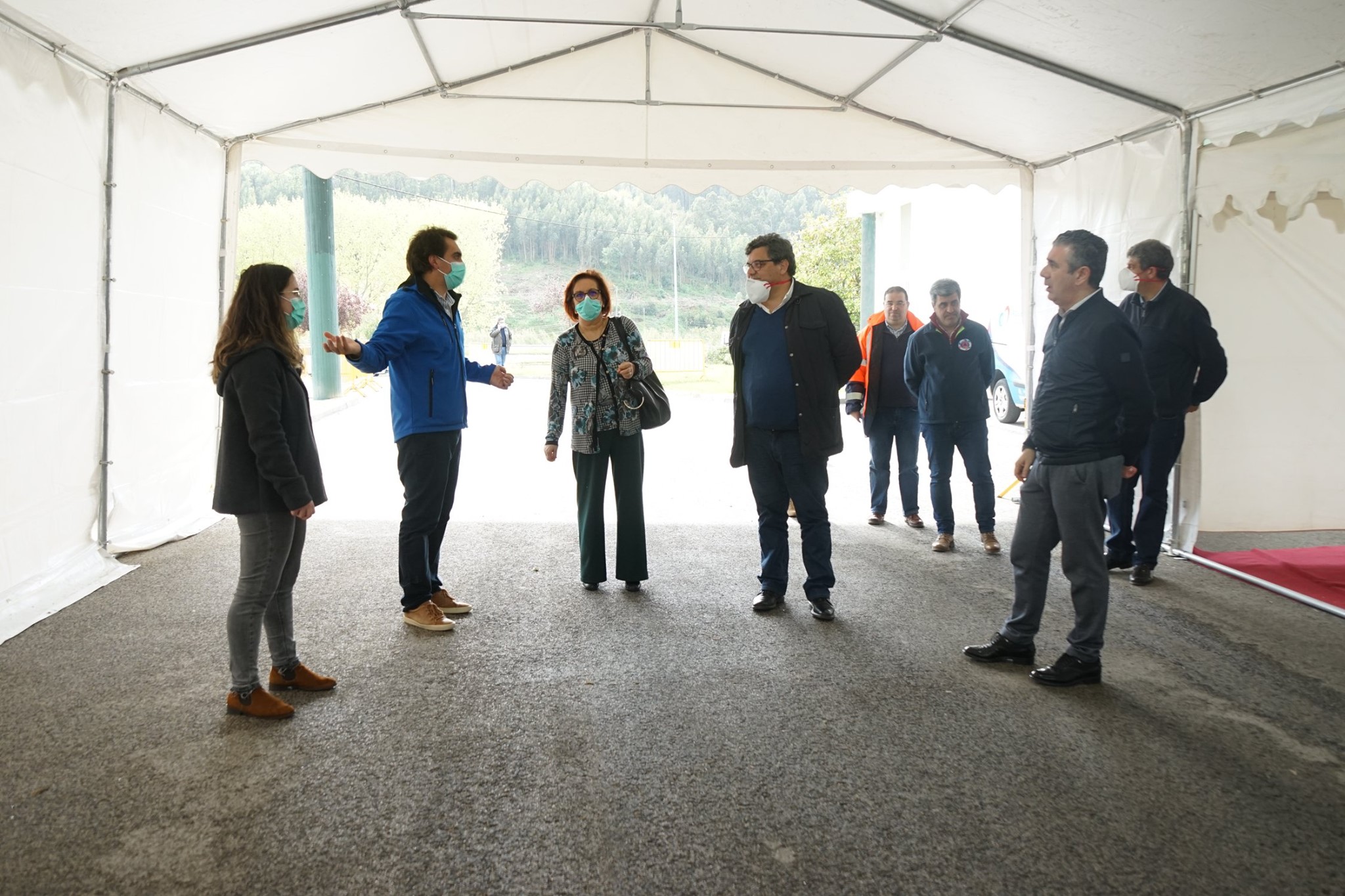 Alcobaça e Nazaré partilham tenda de realização de exames