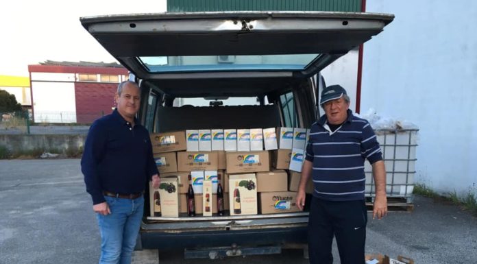 Coronavírus: Veteranos do G. Alcobaça e empresa distribuem gel desinfectante