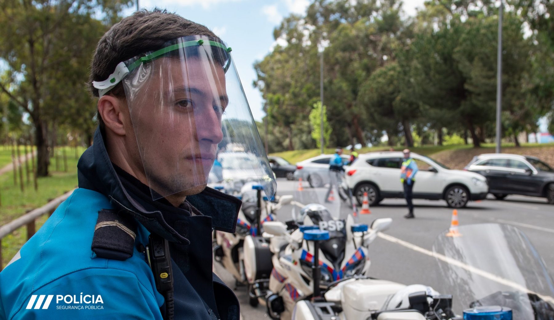 Coronavírus: PSP já distribuiu mais de 21 mil viseiras de protecção individual