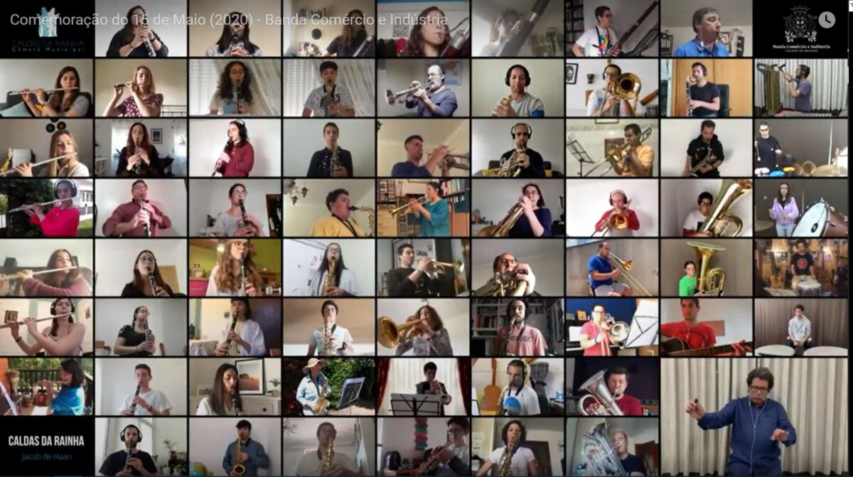 Banda Comércio e Indústria cumpriu a tradição com actuação online