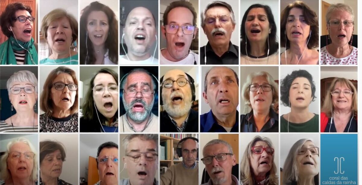 Grupo Coral das Caldas cantou para os caldenses