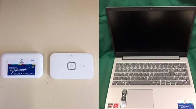 Coronavírus: Escolas de Óbidos já receberam os computadores