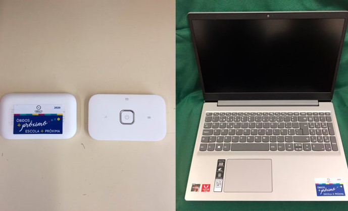 Coronavírus: Escolas de Óbidos já receberam os computadores