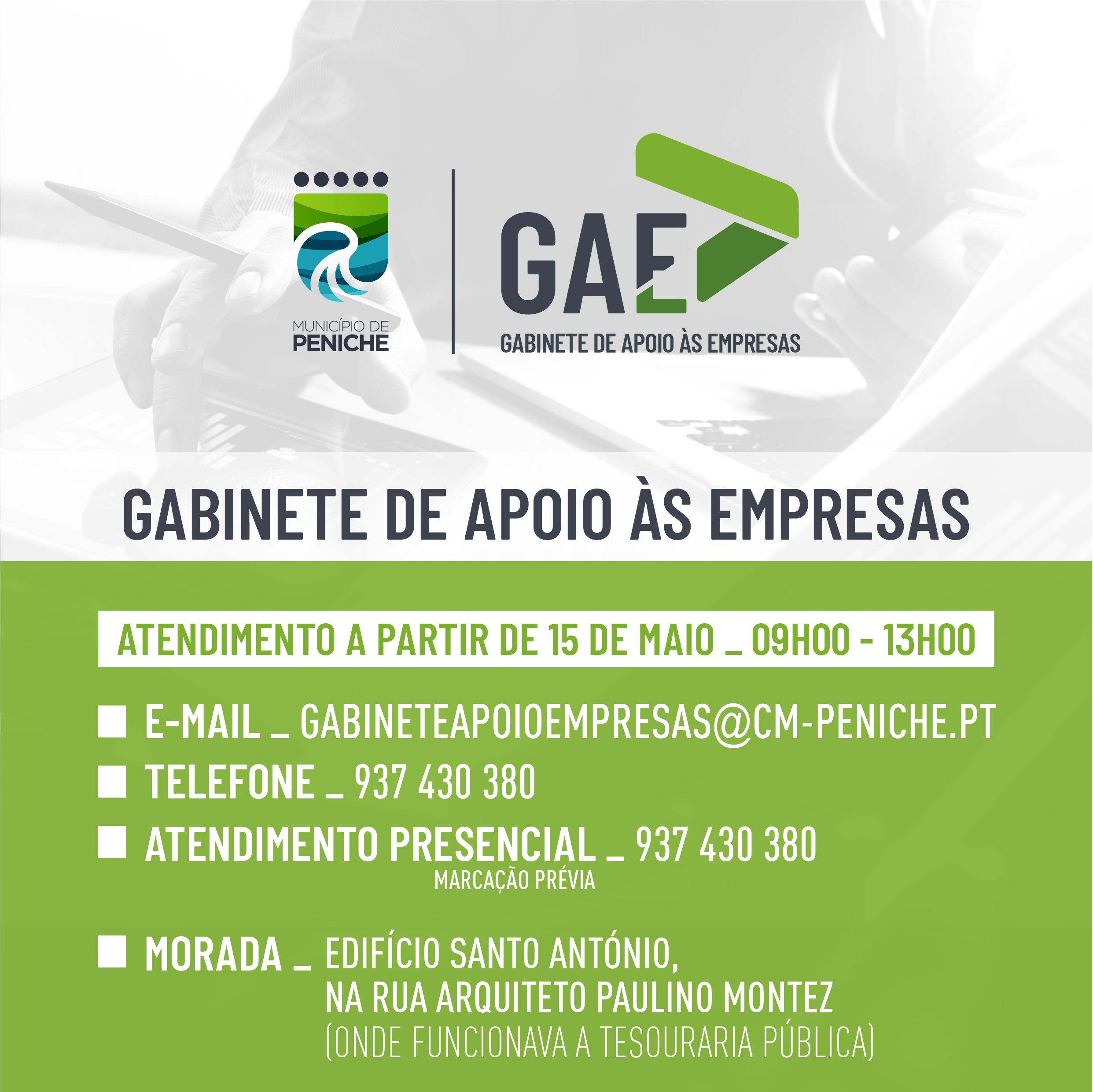 Coronavírus: Peniche cria Gabinete de Apoio às Empresas