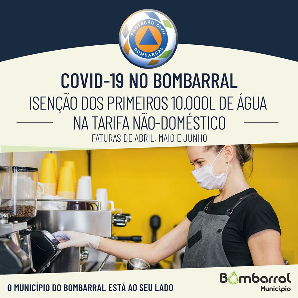 Bombarral isenta pagamento de água até aos 10 mil litros