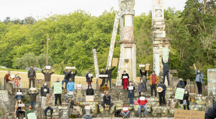 Coronavírus: Artistas unidos pela Cultura manifestaram-se no Jardim de Água