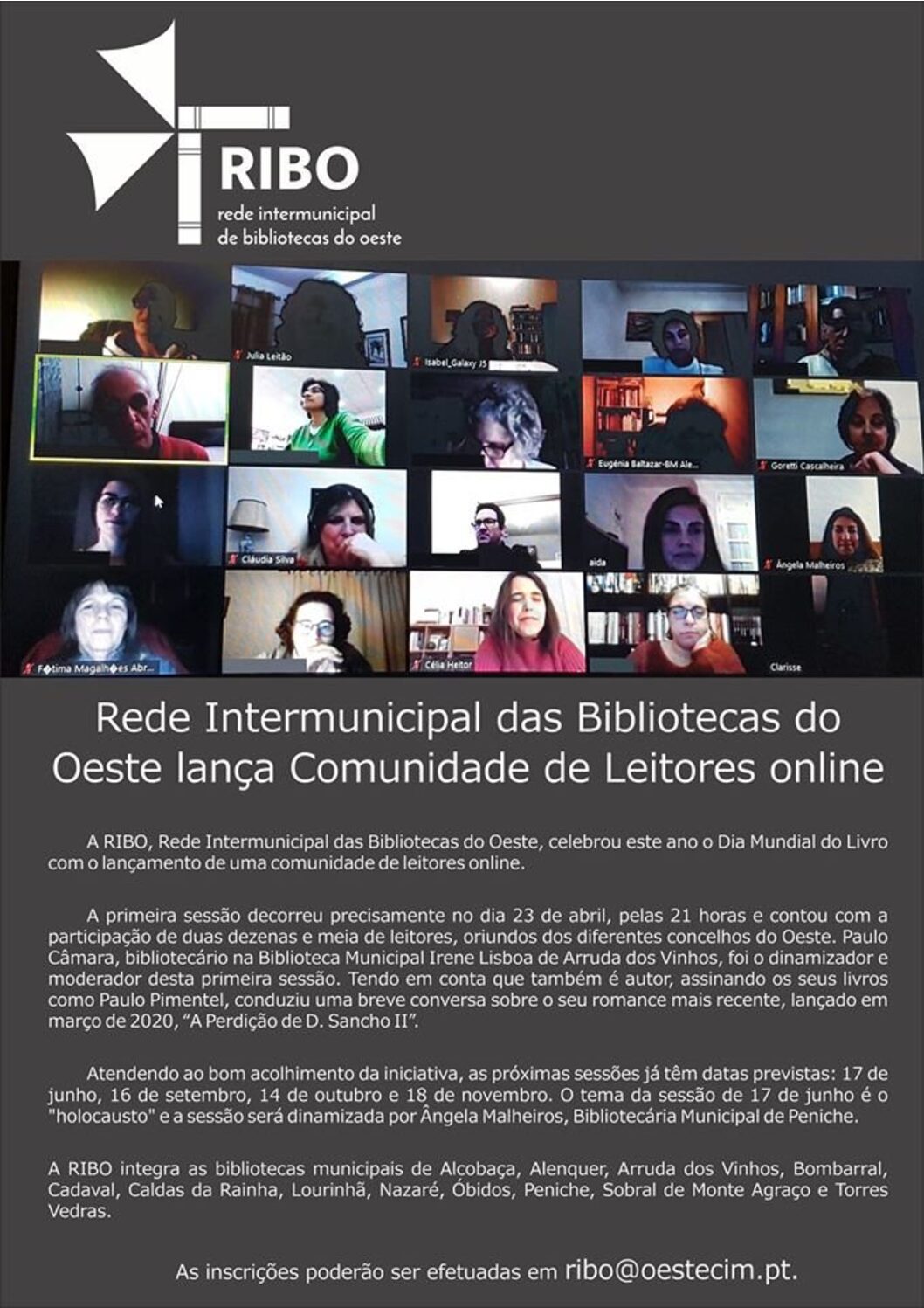 Comunidade de Leitores do Oeste vai debater o Holocausto
