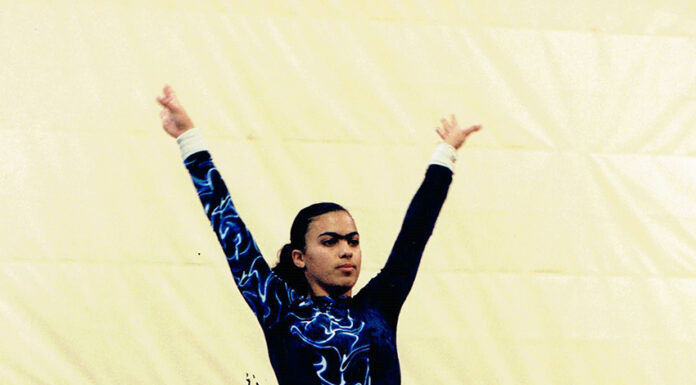 Ana Filipa Conde foi a primeira ginasta do Acrotramp a chegar às provas internacionais