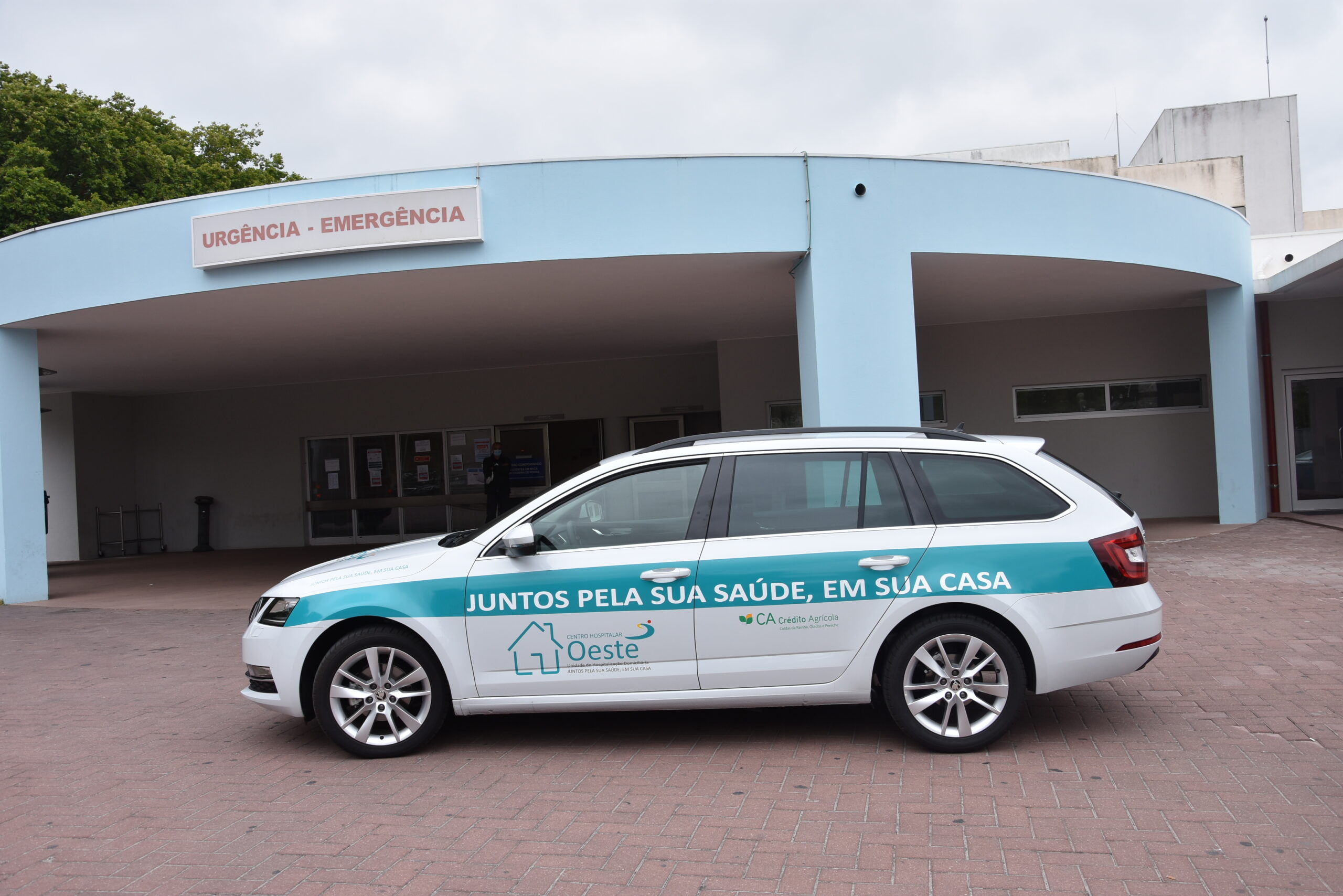 CHO recebeu hoje nova viatura para a  Hospitalização Domiciliária