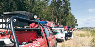 Bombeiros controlaram focos de incêndio nas Caldas e em Óbidos