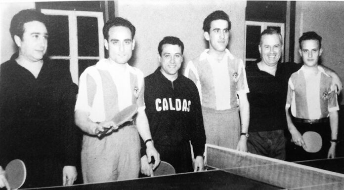 Caldense foi um dos percursores do ténis de mesa