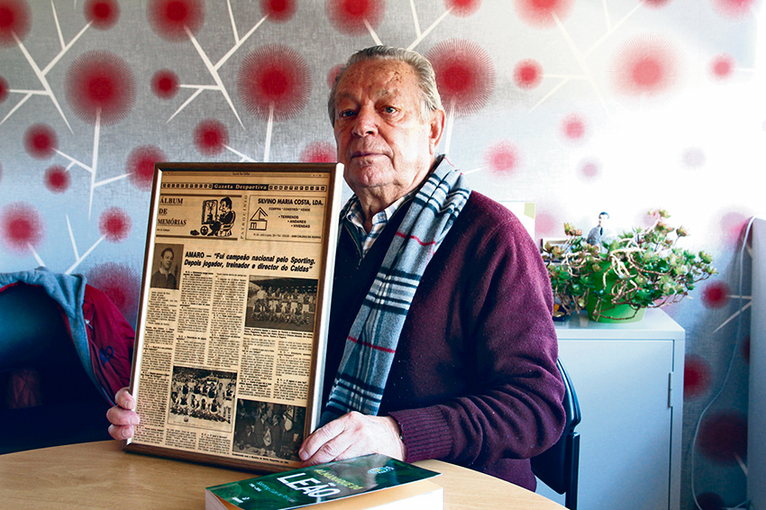 Faleceu Amaro da Silva, antigo jogador do Caldas e empresário