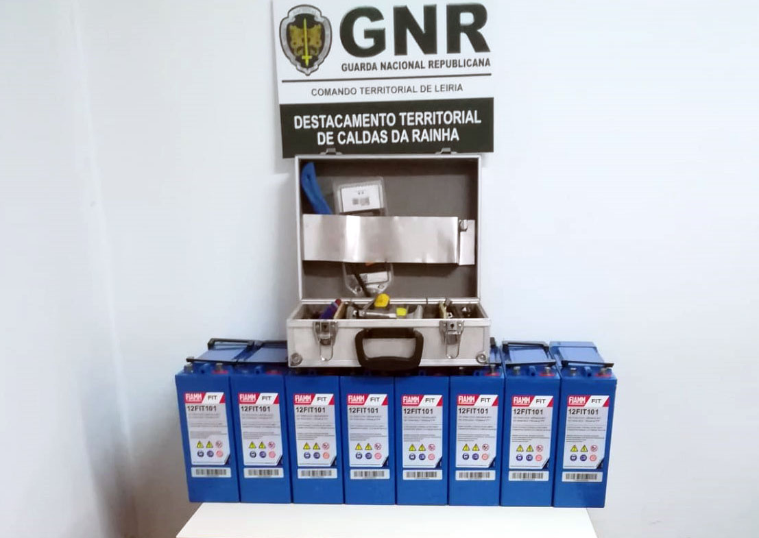 Detido em flagrante delito por furto em Alcobaça