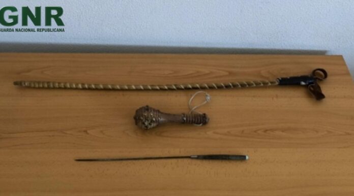 Homem detido por posse de armas proibidas no Bombarral